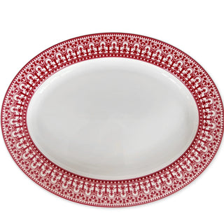 Winterberry Large Oval Rimmed Platter