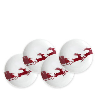 Winterberry Christmas Small Plates (Set of 4)