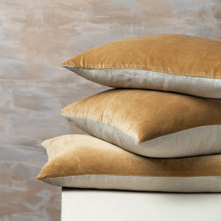 Linen/Velvet Body Pillow