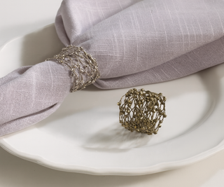 Gold Napkin Ring (Set of 4)