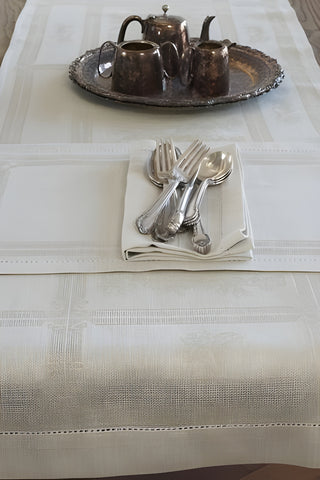 Natalie Linen Runner – Cream